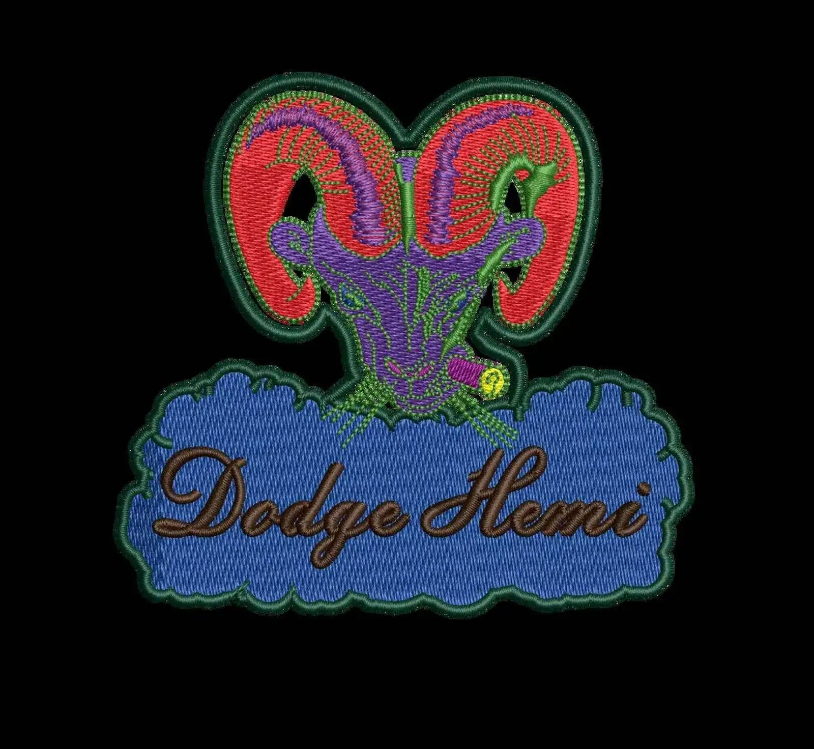 Dodge 11- Embroidery Design