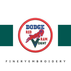 Dodge 14- Embroidery Design - FineryEmbroidery