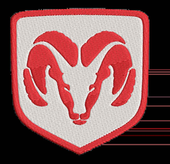 Dodge 9- Embroidery Design