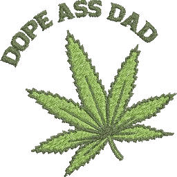 Dope-Ass-Dad - Father Embroidery Design - FineryEmbroidery