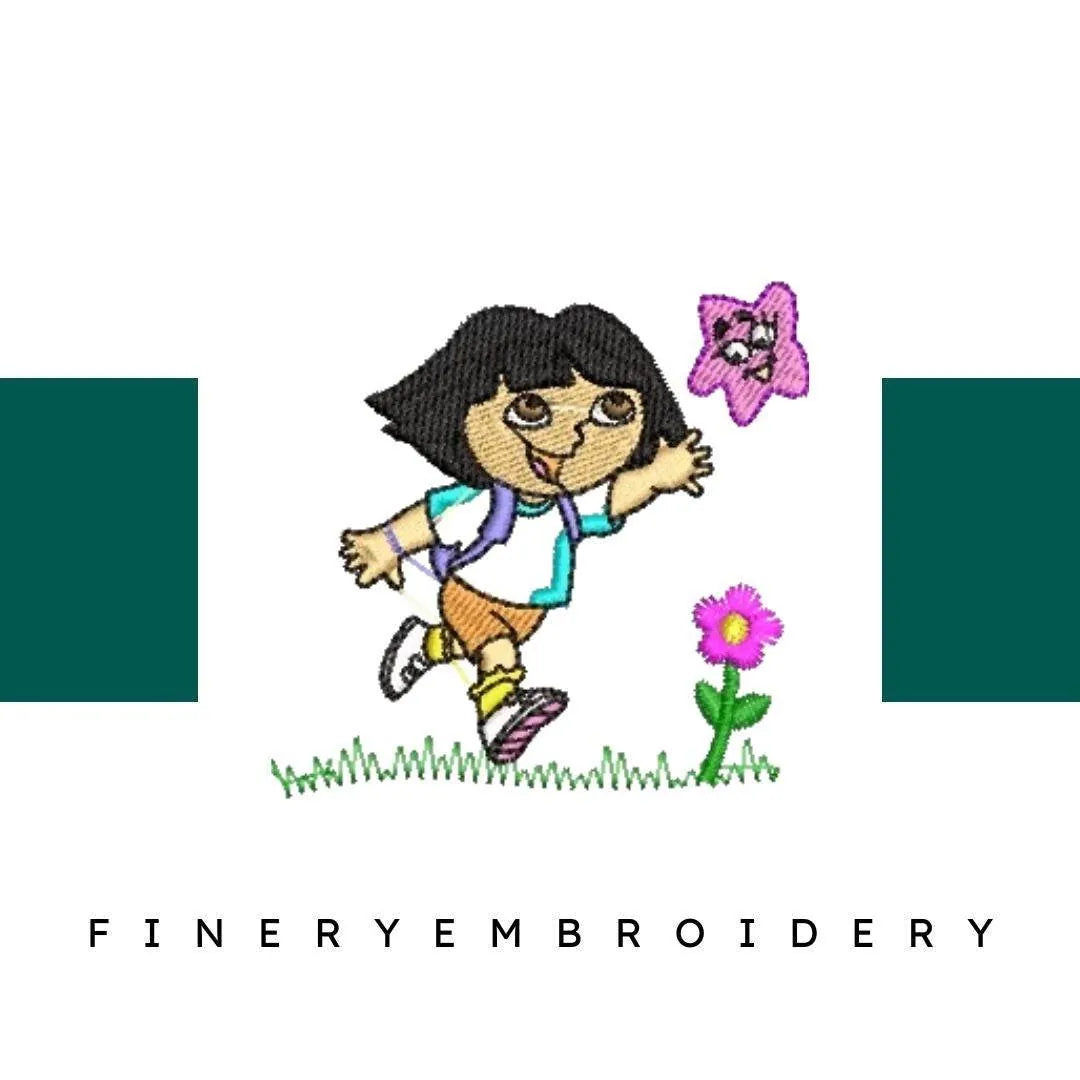 Dora - Pack of 28 Designs - Embroidery Design - FineryEmbroidery