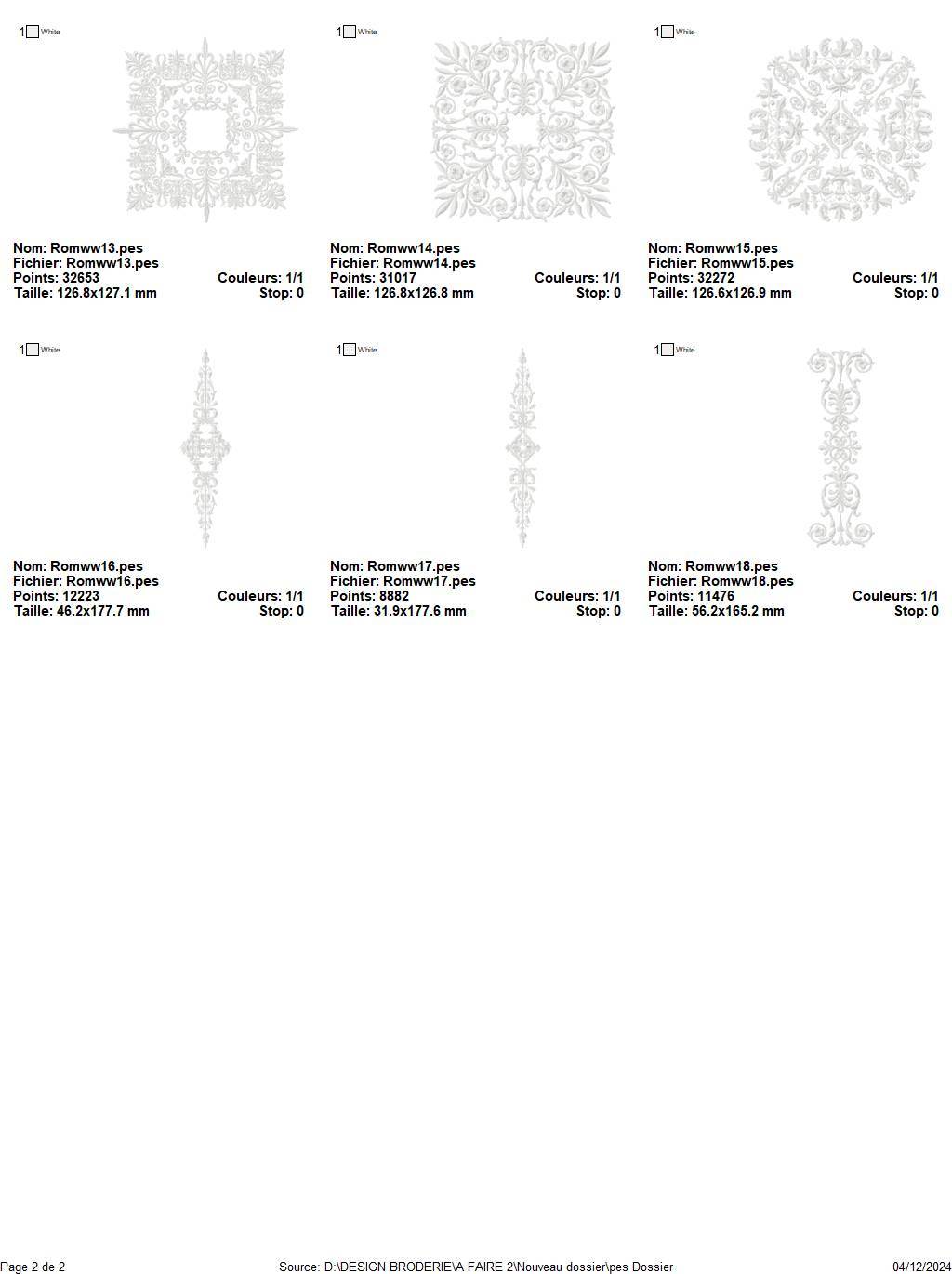 Elegant Lace Snowflake and Floral Embroidery Design Pack - FineryEmbroidery