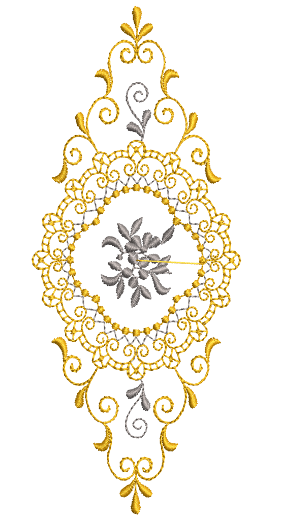 Elegant linen borders: Embroidery Design Pack - FineryEmbroidery