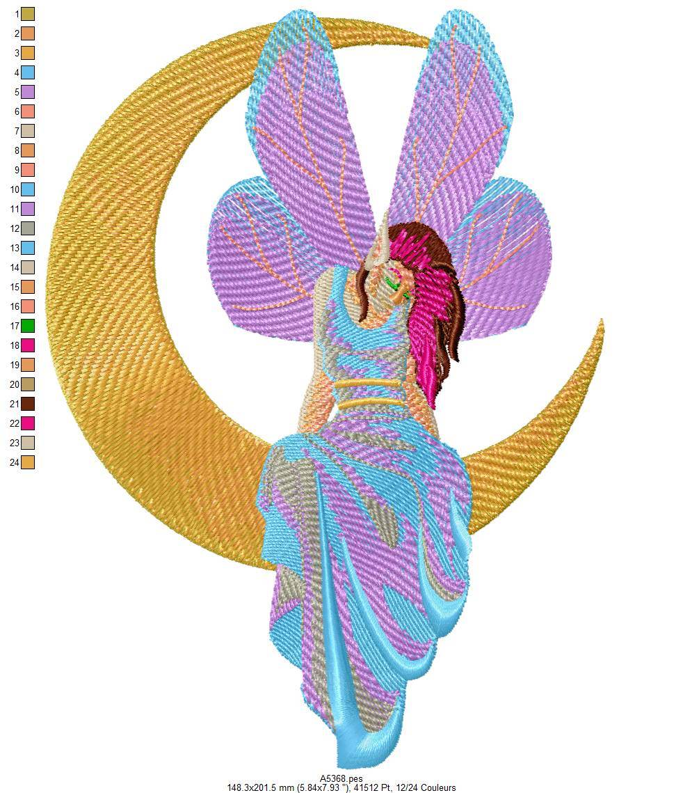 Enchanting Fairy and Nature Embroidery Design Pack – 12 DESIGNS - FineryEmbroidery