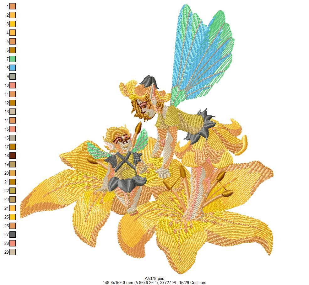 Enchanting Fairy and Nature Embroidery Design Pack – 12 DESIGNS - FineryEmbroidery