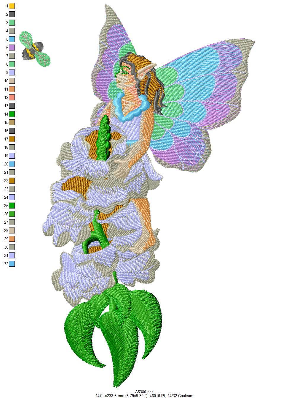 Enchanting Fairy and Nature Embroidery Design Pack – 12 DESIGNS - FineryEmbroidery