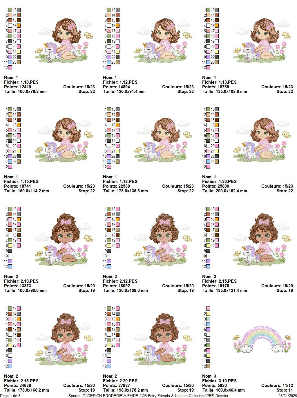 Fairy Friends & Unicorn Embroidery Designs Collection - FineryEmbroidery