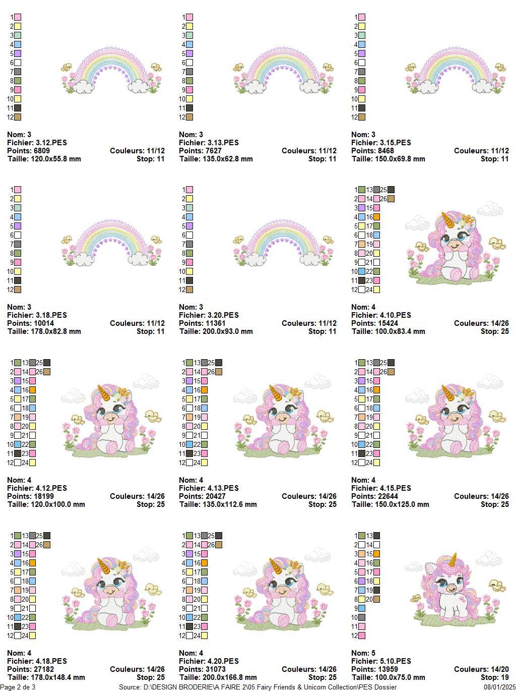 Fairy Friends & Unicorn Embroidery Designs Collection - FineryEmbroidery