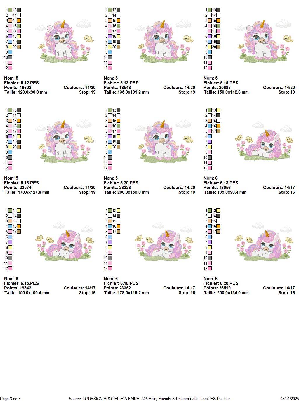 Fairy Friends & Unicorn Embroidery Designs Collection - FineryEmbroidery