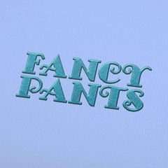 Fancy Pant Embroidery alphabet Font Set