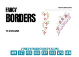 Fancy borders: Embroidery Design Pack - FineryEmbroidery