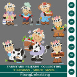 Farmyard Friends Embroidery Collection - FineryEmbroidery