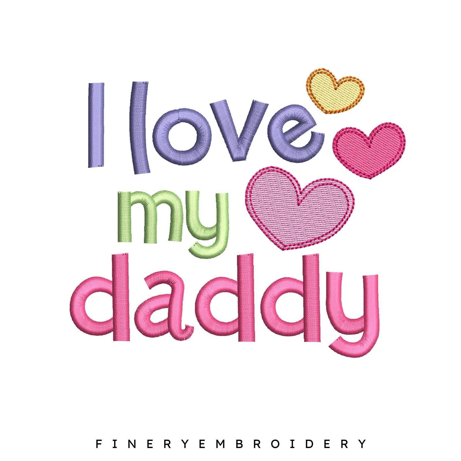 Father's Day Embroidery Pack - 6  Designs - 2 sizes - FineryEmbroidery