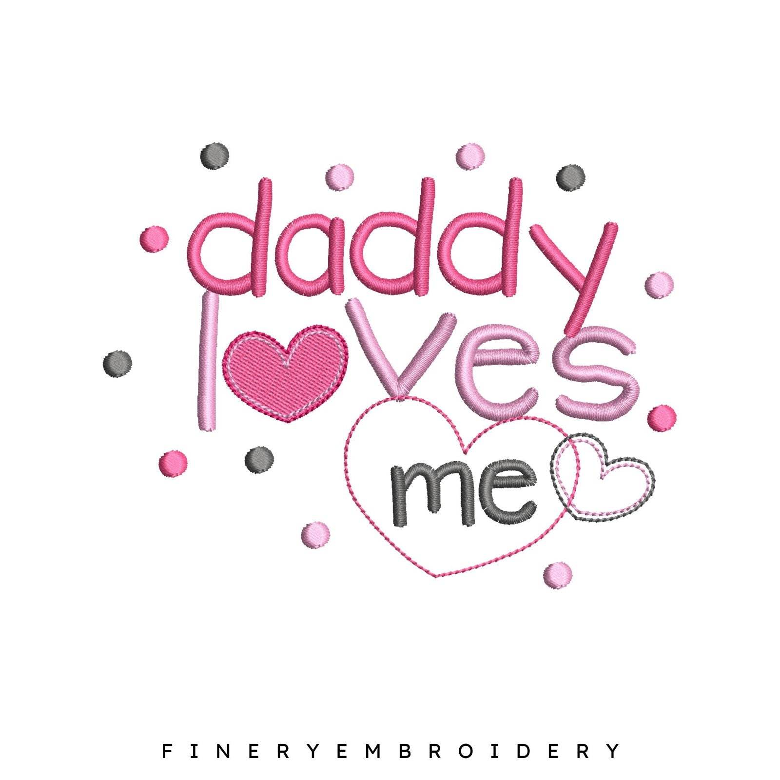 Father's Day Embroidery Pack - 6  Designs - 2 sizes - FineryEmbroidery