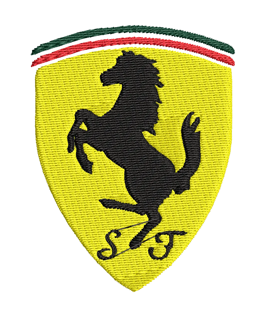 Ferrari 11 - Embroidery Design - FineryEmbroidery