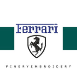 Ferrari 1 - Embroidery Design - FineryEmbroidery