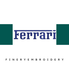 Ferrari 5 - Embroidery Design - FineryEmbroidery