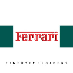 Ferrari 7 - Embroidery Design - FineryEmbroidery