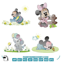 Baby's Rippled Pack - 10 Designs