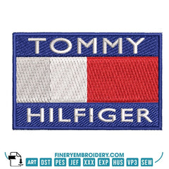 Tommy Hilfiger Embroidery Designs - Logo Pack 8 designs