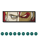 Reiner Eyes Embroidery Design – Human vs Titan Transformation