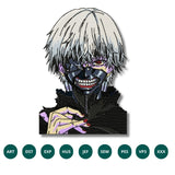 Ken Kaneki Embroidery Design – Tokyo Ghoul’s Dark Evolution