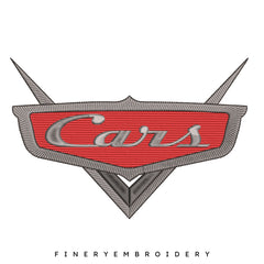 Pixar's "Cars" Logo Embroidery Design