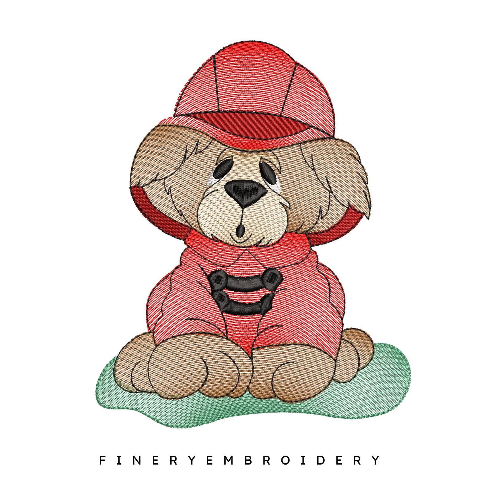 Firefighter Kids and Dog Embroidery Design Pack  | FineryEmbroidery - FineryEmbroidery