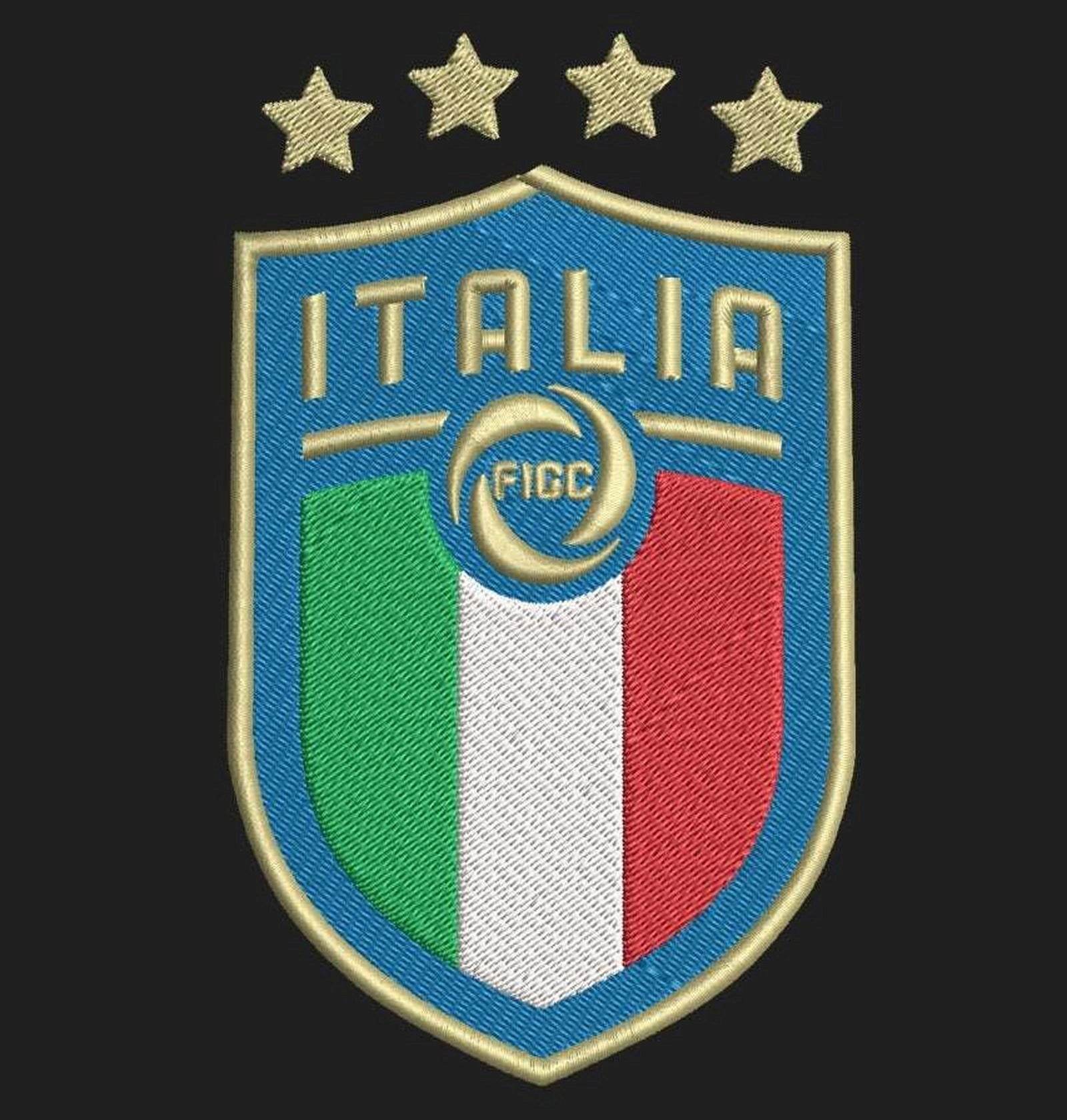 Football Club Team Italy logo: Embroidery Design - FineryEmbroidery
