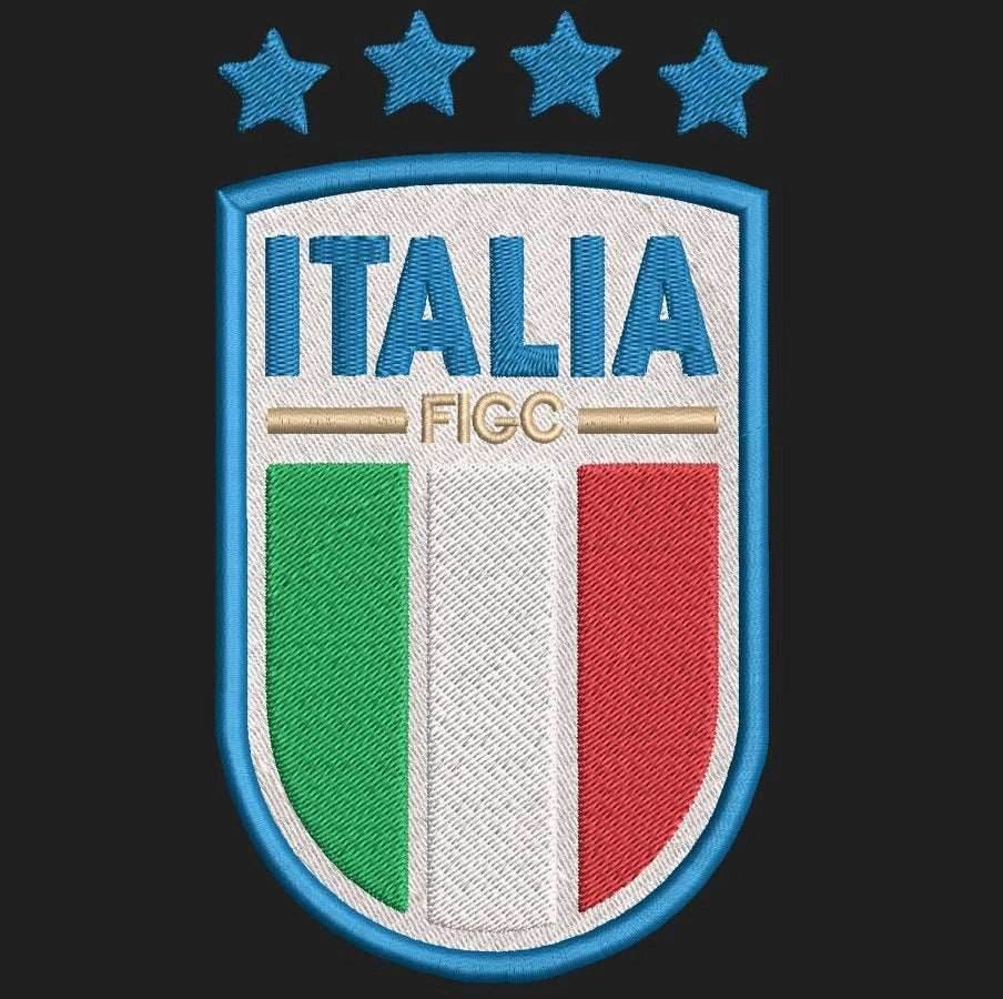 Football Club Team Italy logo: Embroidery Design - FineryEmbroidery