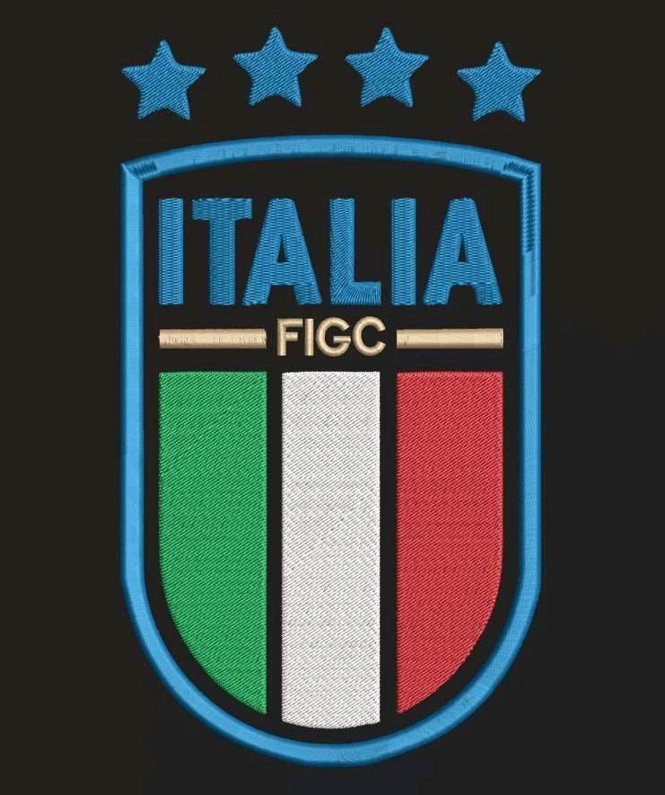 Football Club Team Italy logo: Embroidery Design - FineryEmbroidery