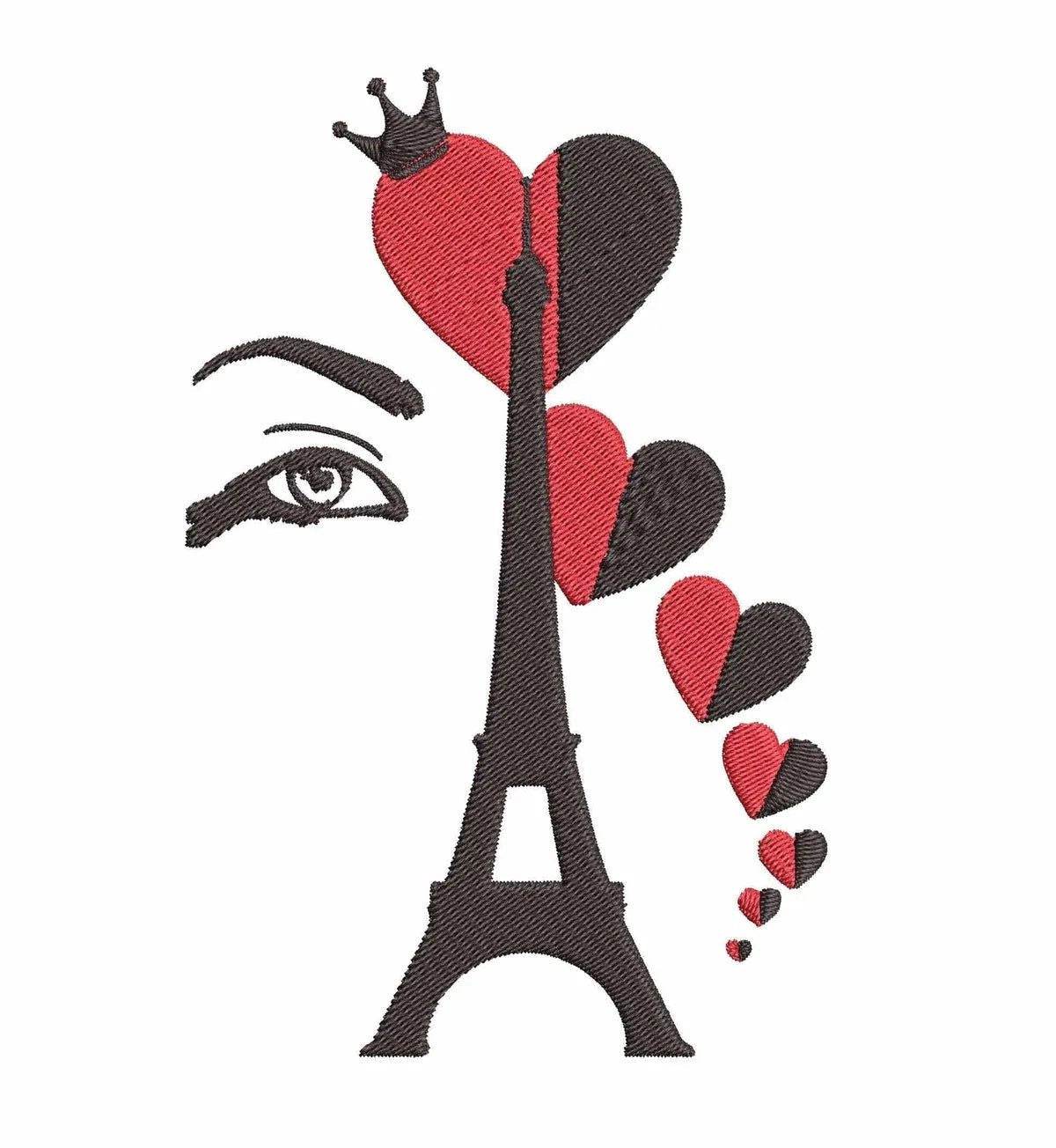 French Touch in Paris- Pack of 4 Designs - Embroidery Designs - FineryEmbroidery