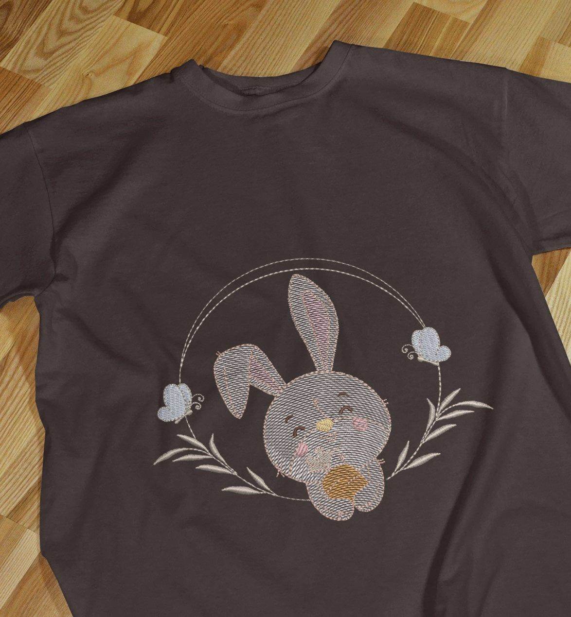 Funny Rabbit Pack 7 designs - Embroidery designs - FineryEmbroidery