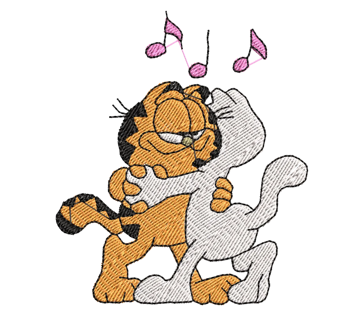 Garfield 36 - Embroidery Design FineryEmbroidery