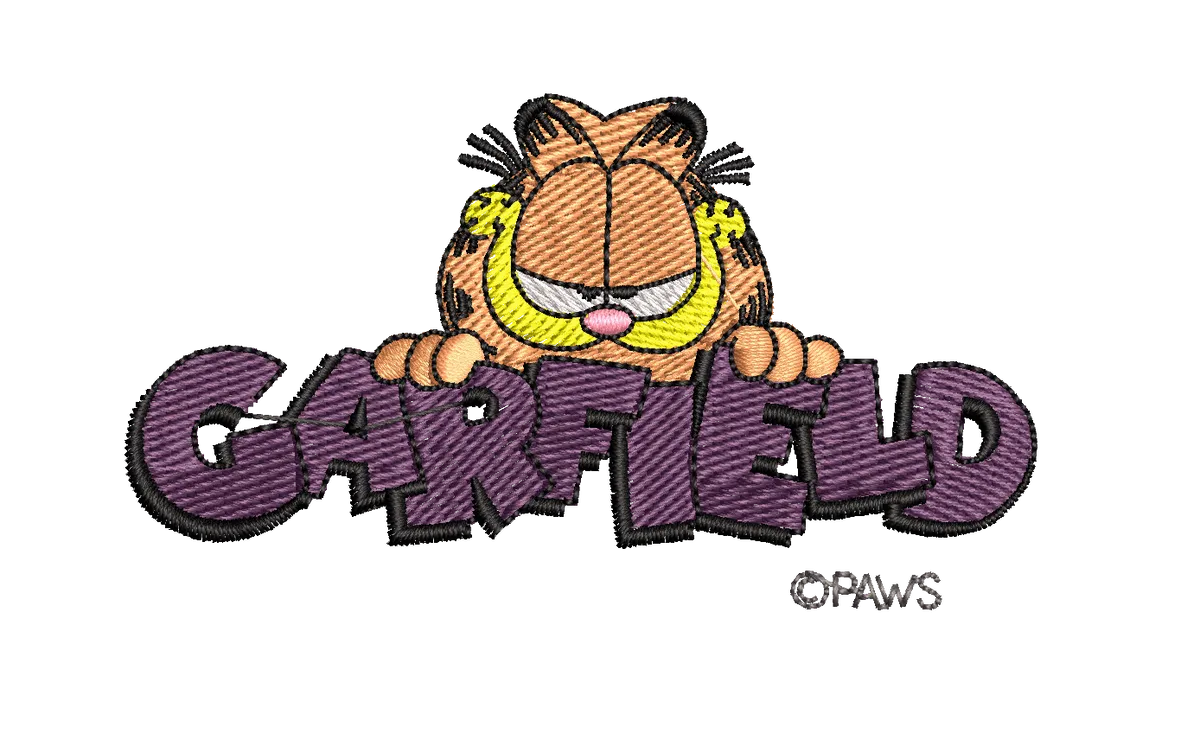 Garfield 45 - Embroidery Design FineryEmbroidery