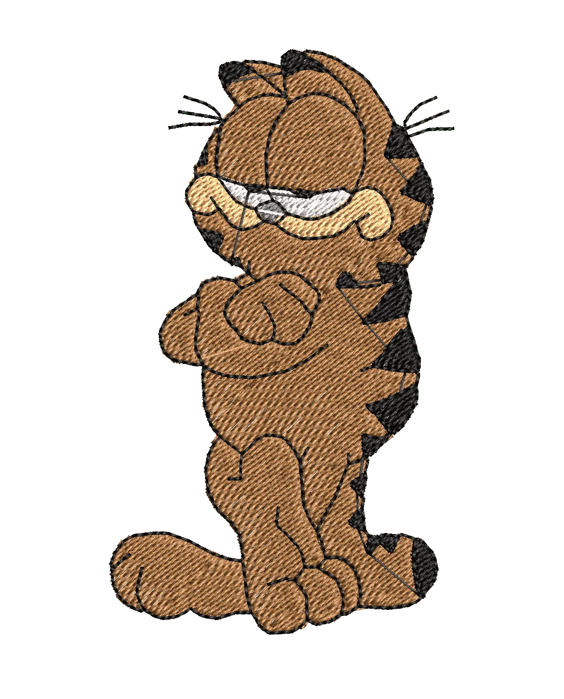 Garfield 53 - Embroidery Design FineryEmbroidery