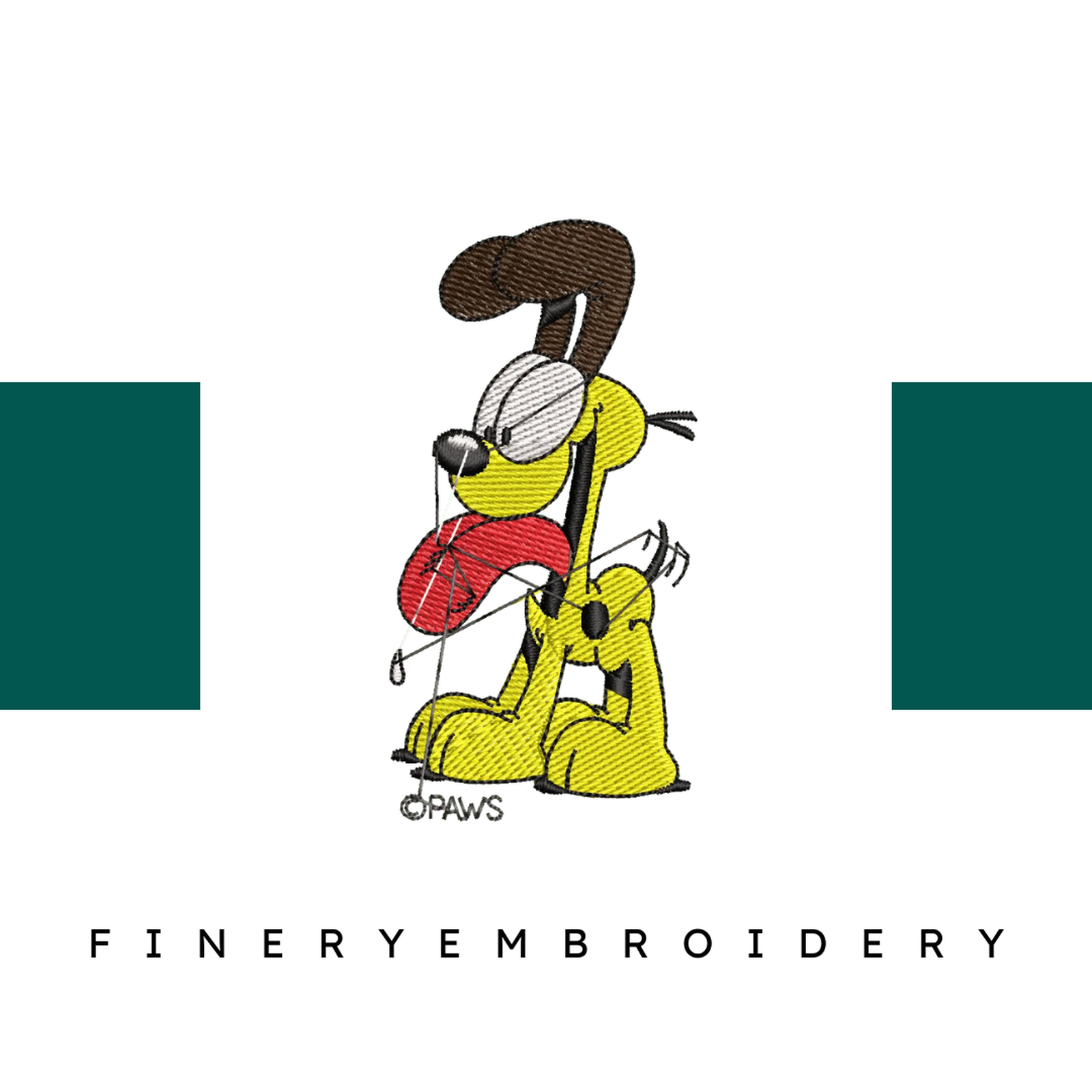 Garfield 05- Embroidery Design - FineryEmbroidery