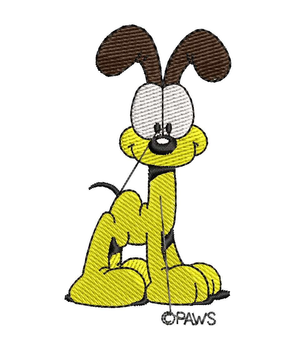 Garfield 07 - Embroidery Design - FineryEmbroidery