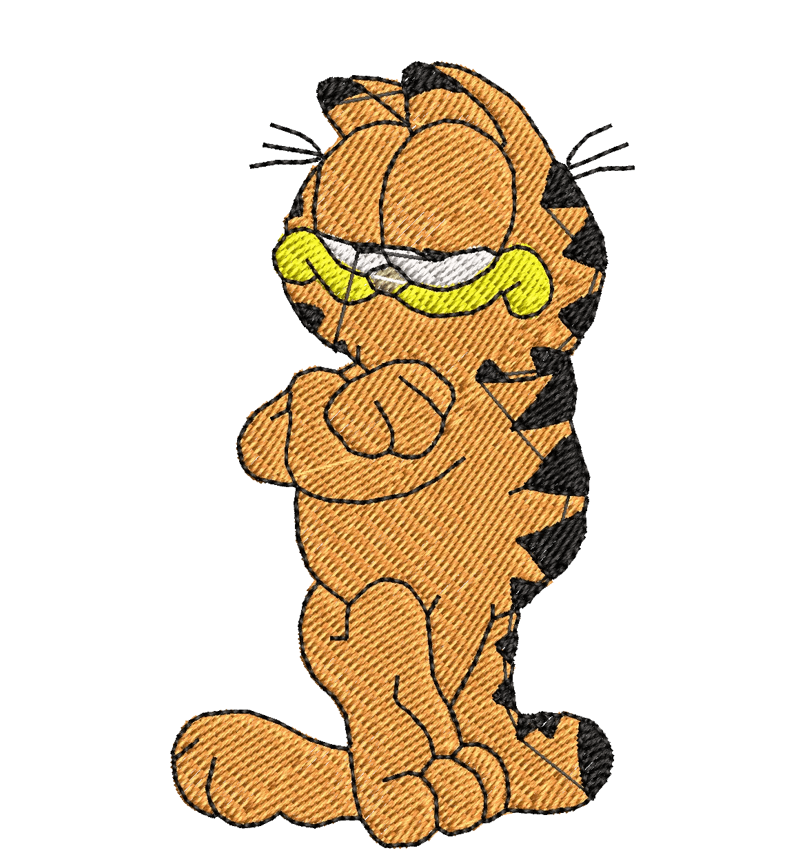 Garfield 20 - Embroidery Design - FineryEmbroidery