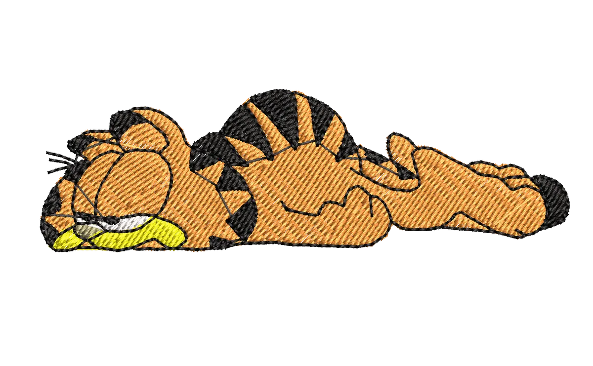 Garfield 22 - Embroidery Design - FineryEmbroidery