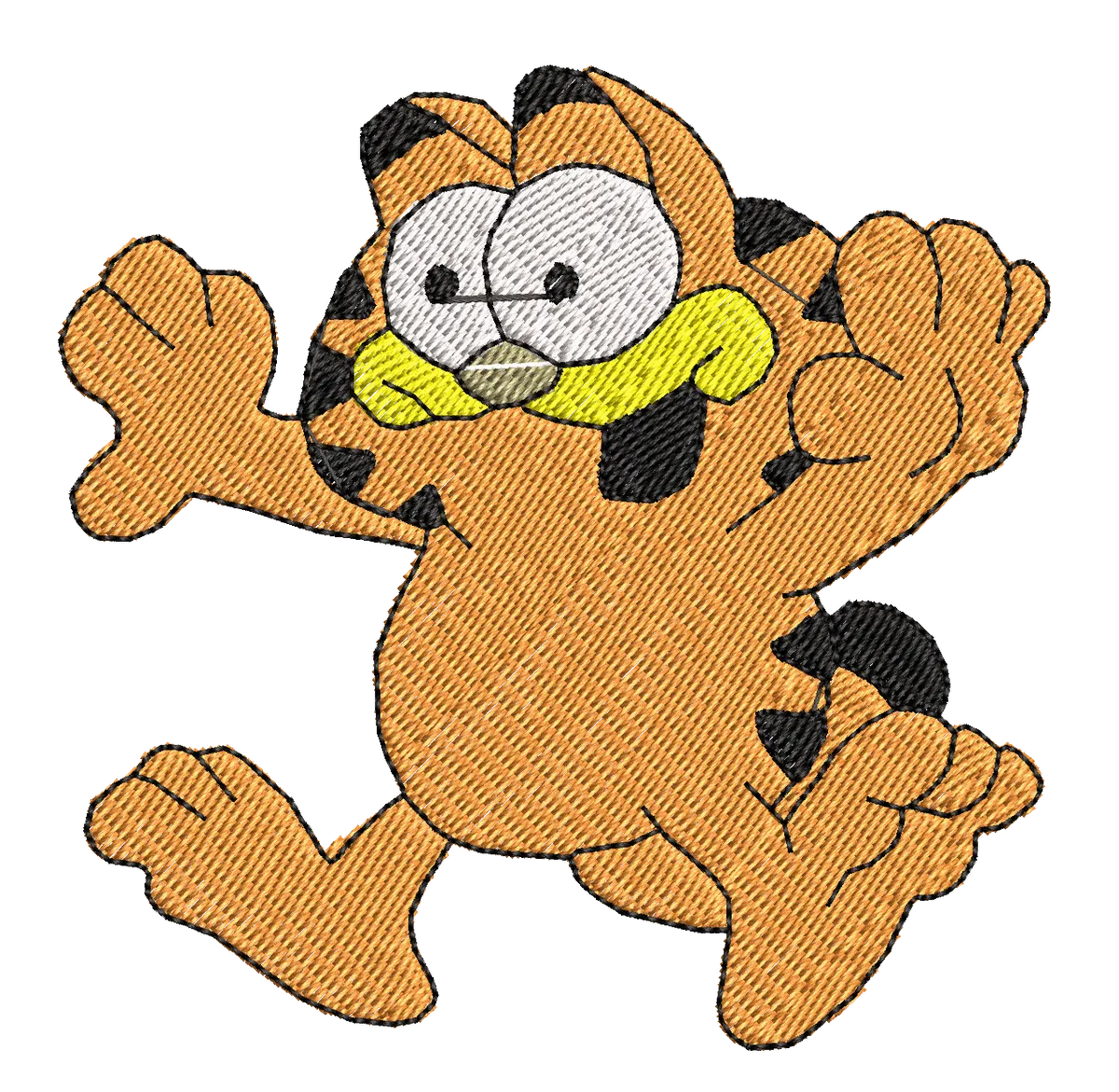 Garfield 23 - Embroidery Design - FineryEmbroidery