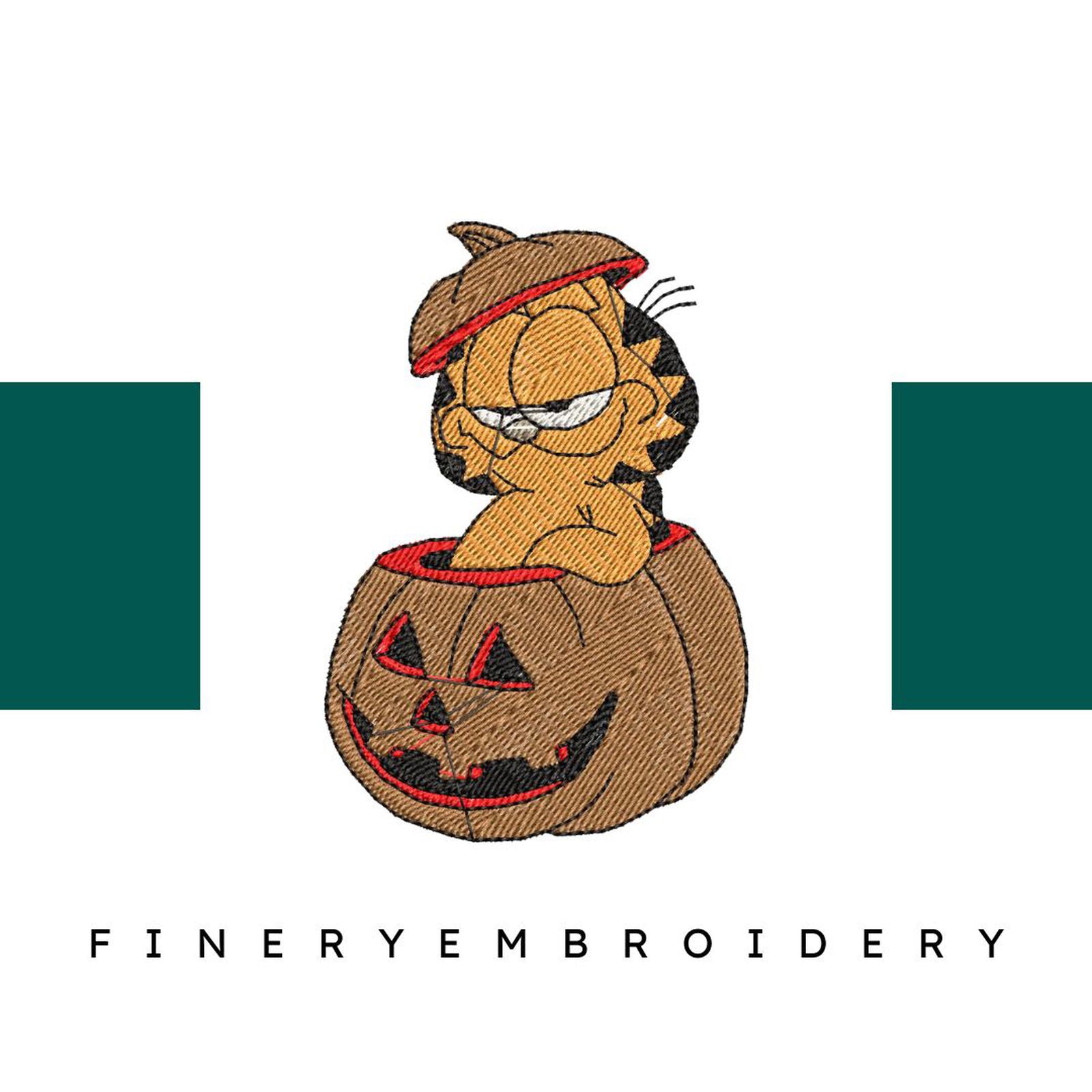 Garfield 28 - Embroidery Design - FineryEmbroidery