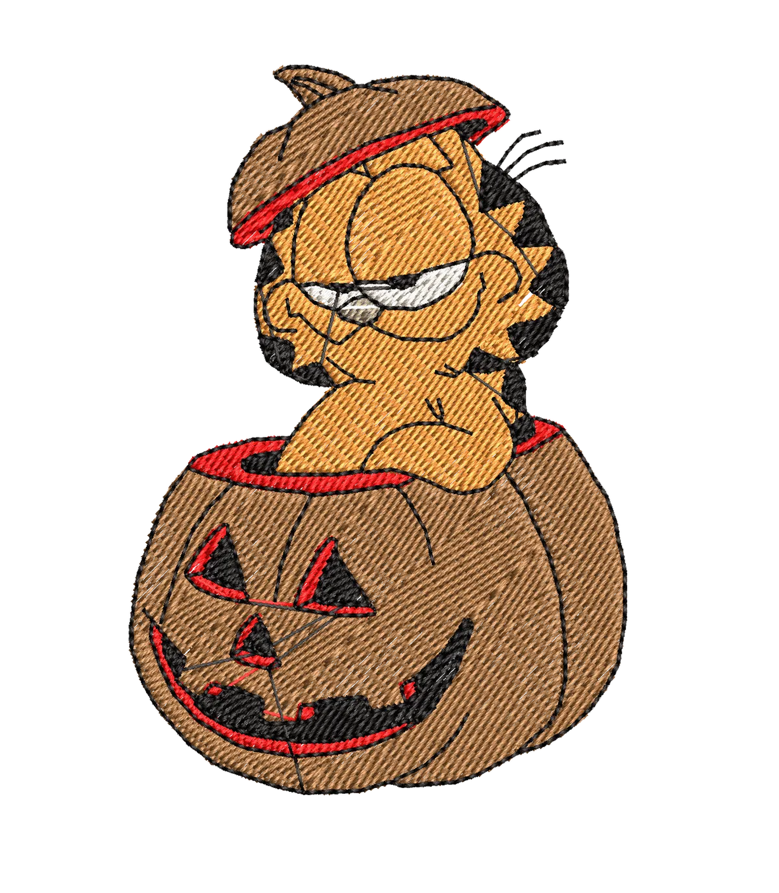 Garfield 28 - Embroidery Design - FineryEmbroidery