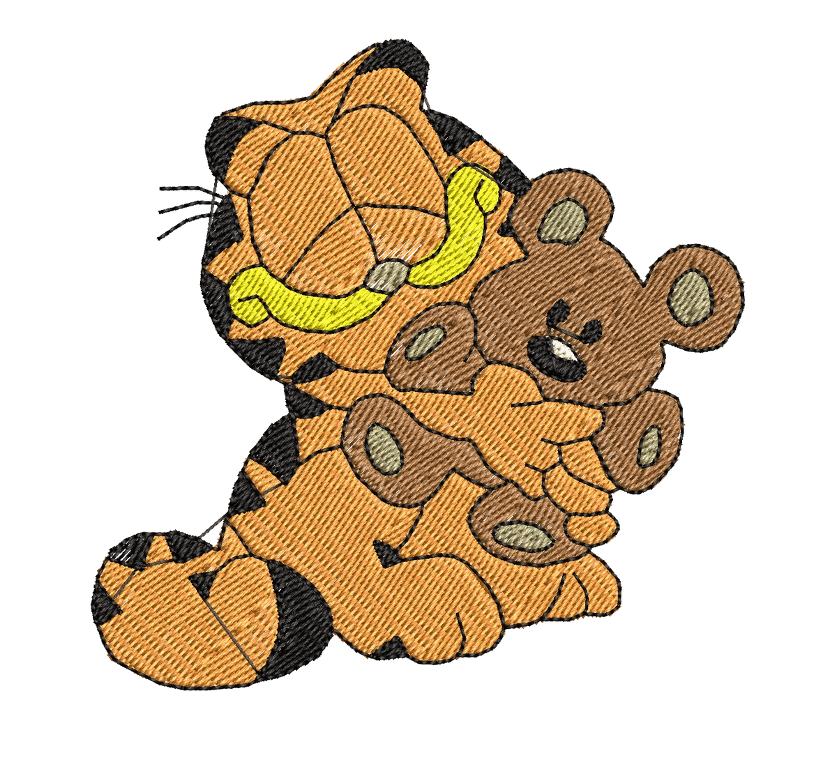 Garfield 29 - Embroidery Design - FineryEmbroidery