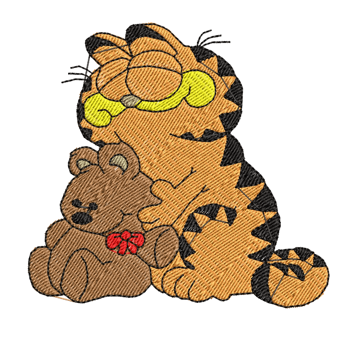 Garfield 30 - Embroidery Design - FineryEmbroidery