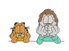 Garfield 34 - Embroidery Design - FineryEmbroidery