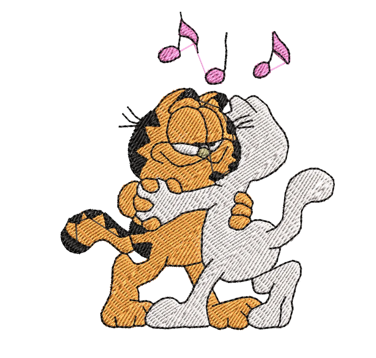 Garfield 36 - Embroidery Design - FineryEmbroidery