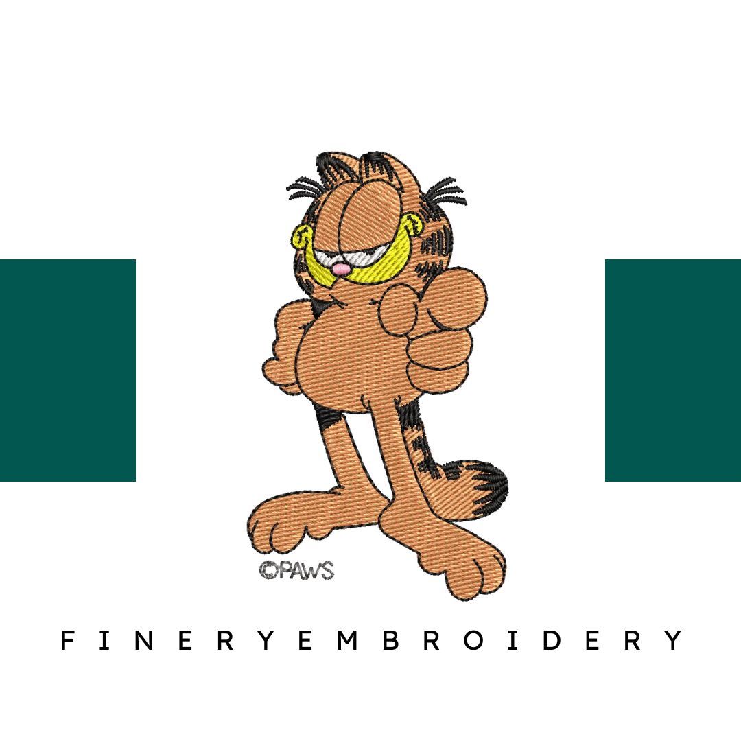 Garfield 37 - Embroidery Design - FineryEmbroidery