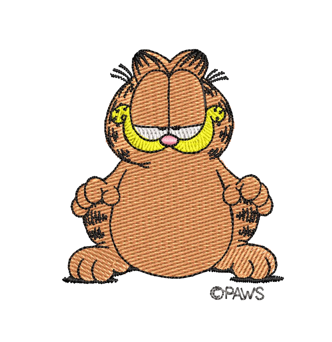 Garfield 41 - Embroidery Design - FineryEmbroidery