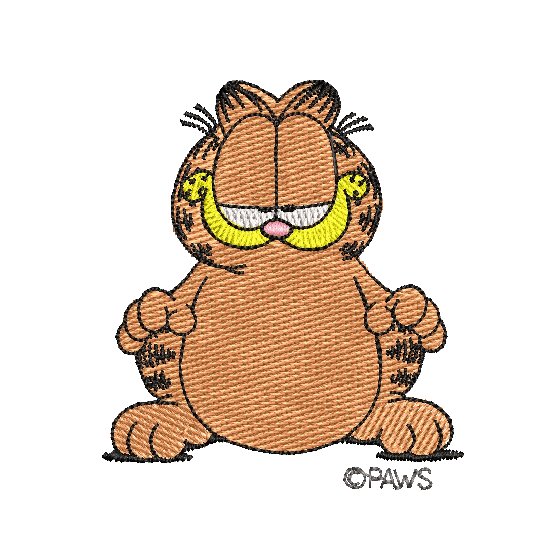 Garfield 41 - Embroidery Design - FineryEmbroidery